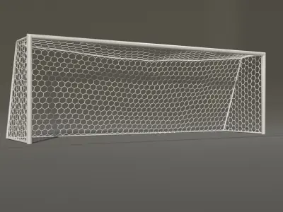 Soccer-Football Goal - Pack Low-poly 3D model