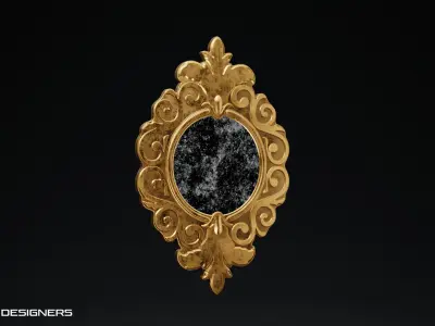 Antique Mirror 3D model