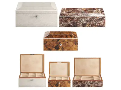 Jewelry Box decoration Set 1 3D model