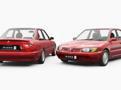 Proton Wira 3D model