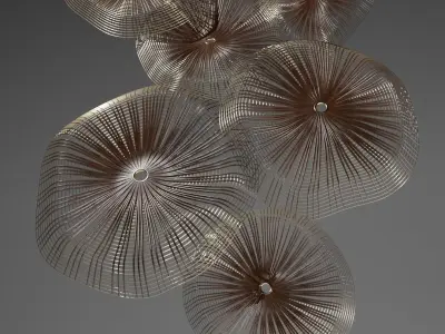 Wall Sculpture Shell Skeleton 3D model