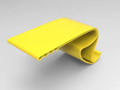 Table Hook Low-poly 3D model