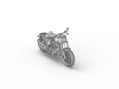 Harley Davidson Flat Bob 114 3D model