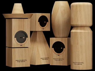 Teenage engineering choir CH-8 speaker 3D model