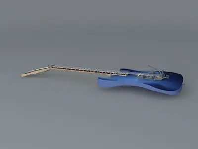 Kramer Nightswan with lighting bolt graphics Free 3D model