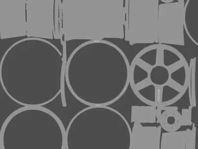 Car Wheel Rims Volk Racing TE37 3D model