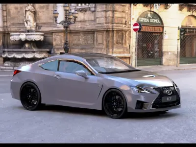 Lexus Low-poly 3D model