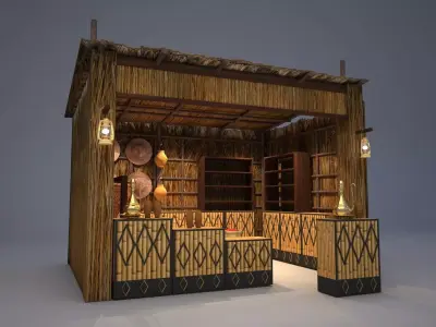 Barasti Souq 3D model