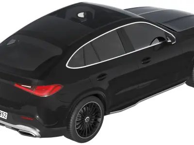 Mercedes-Benz GLC Coupe 2023 3D model