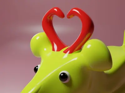 RIDE-ON TOY  Low-poly 3D model