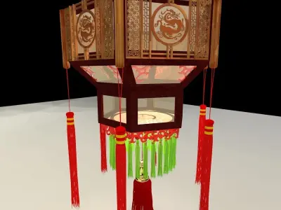 Chinese Palace Lantern 3D model
