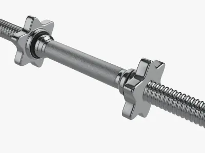 Dumbbell handle 3D model