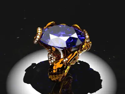 MRMAID RING  3D print model