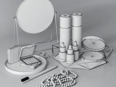 Bathroom accessories 3D model