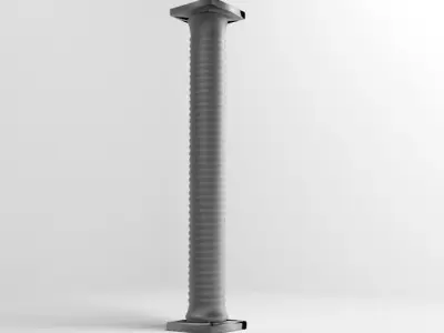 Pillar Round 3 3D model