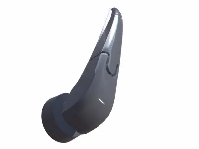 Car windshield wiper Low-poly 3D model