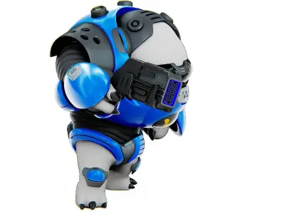 ALIEN TROOPER 10-V  Rigged for Unreal Engine - Unity - MIXAMO 3D model