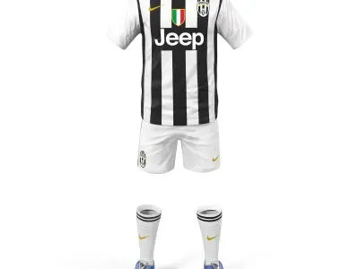 Soccer Clothes Juventus 3D model