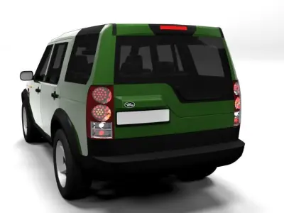 LAND ROVER DISCOVERY 2 Low-poly 3D model