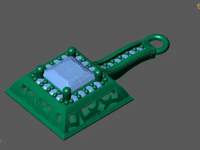 Women Pendants 3DM STL Pendant Renders Details 3D print model 3D print model