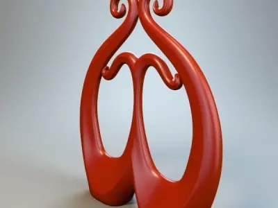 Abstract Figure 3D model 6