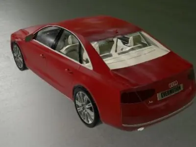 AUDI A8 3D model shop