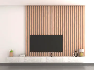 TV WALL 3 3D model