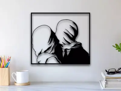 You And Me Wall Art 3D print model order