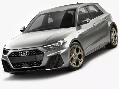 Audi A1 2019 3D model