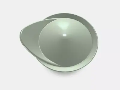 FARGKLAR Oven-serving dish with lid 1 Low-poly 3D model