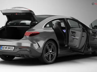 Mercedes EQE 2023 3D model