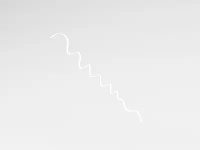 Ribbon v1 009 Low-poly 3D model