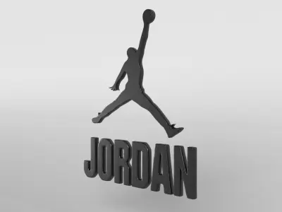 Jordan Logo version3 001 Free 3D model