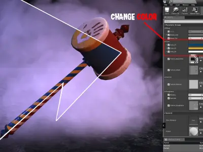 Killer Clown - Rigged and Animated Low-poly 3D model