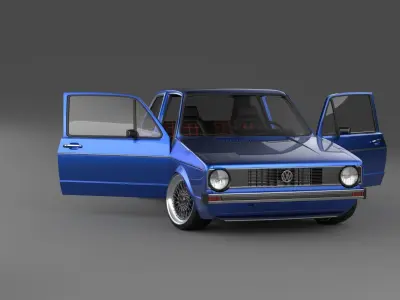 Volkswagen Golf Mk I 3D model