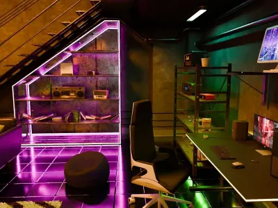 Cyberpunk Room 3D model