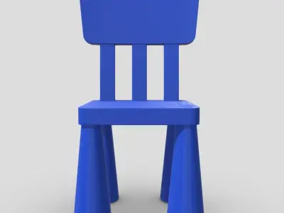 CC0 - Chair 9 Free low-poly 3D model