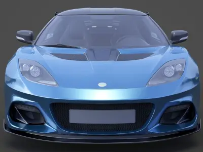 Lotus Evora GT 430 2018 3D model