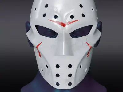 Jason Voorhees Hockey Mask  3D print model
