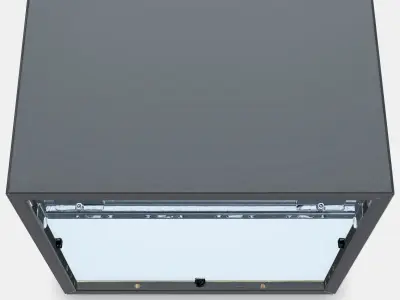 EKET Wall-mounted shelving unit Low-poly 3D model