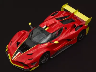 Apollo Project EVO Hypercar 3D model