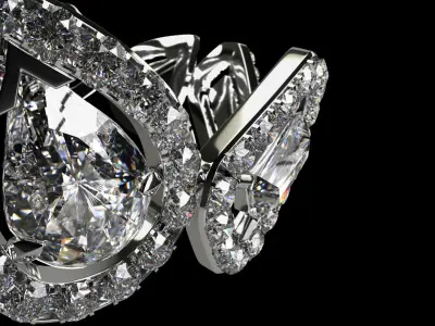 Bracelet Diamonds Free 3D print model