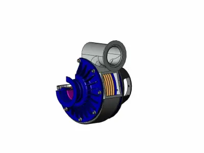 Tesla turbine 3D print model