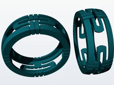 Bvlgari Ring  3D print model