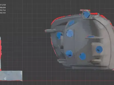 Subaru Side Marker Light 84451FA070 Scan 3D model