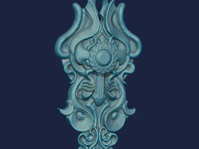 The Lunaris Ascendant Pendant 3D print model