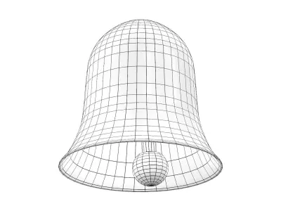 Christmas Bell Low-poly 3D model purchase