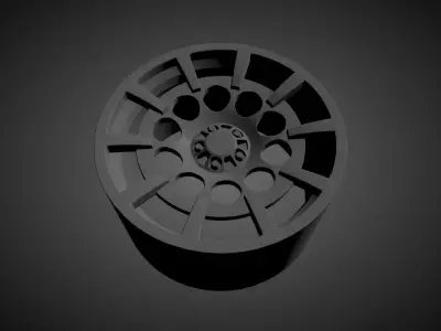KIMERA EVO 037 scalable and printable rims 3D print model