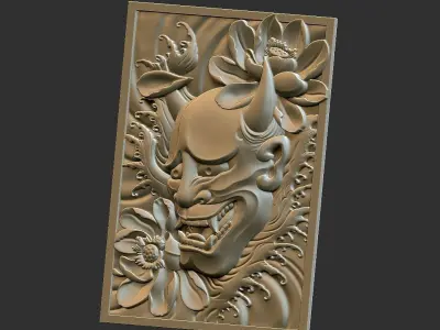 Oni Pendant 3D print model