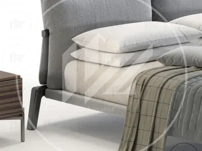 Bonaldo Kriss Bed  3D model